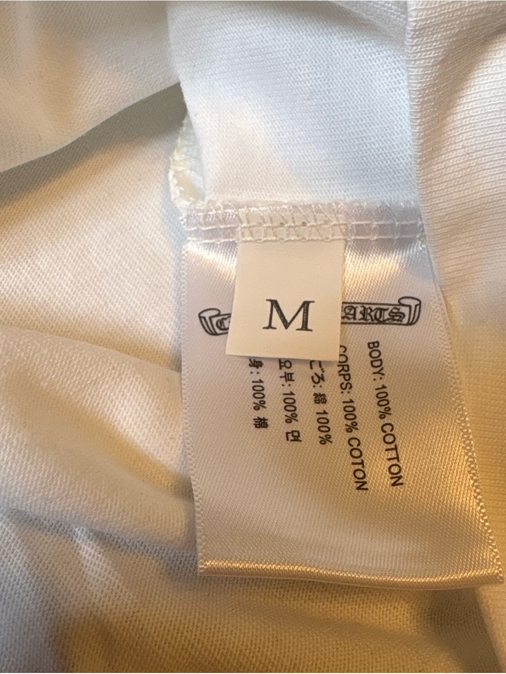 Chrome Hearts White Tee with Pink Back Graphic - Picture 5 of 5